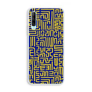 CaseCompany Majorelle Blue Print: Huawei P Smart Pro Transparant Hoesje