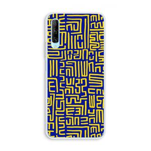 CaseCompany Majorelle Blue Print: Huawei P Smart Pro Transparant Hoesje