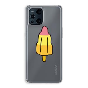 CaseCompany Raketijsje: Oppo Find X3 Transparant Hoesje