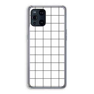 CaseCompany Rooster: Oppo Find X3 Transparant Hoesje