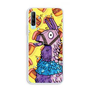 CaseCompany Loot Burger: Huawei P Smart Pro Transparant Hoesje