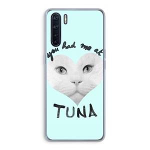 CaseCompany You had me at tuna: Oppo A91 Transparant Hoesje