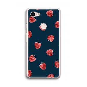 CaseCompany Framboosjes: Google Pixel 3 Transparant Hoesje