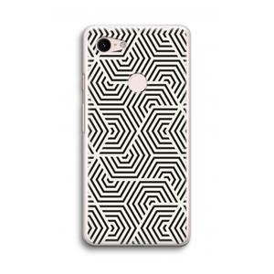 CaseCompany Magic pattern: Google Pixel 3 Transparant Hoesje