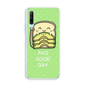 CaseCompany Avo Good Day: Huawei P Smart Pro Transparant Hoesje