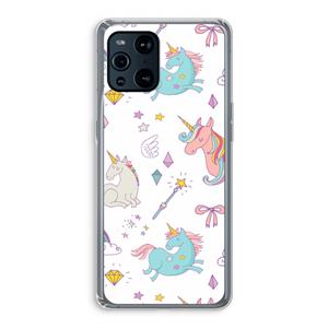 CaseCompany Fantasiewereld: Oppo Find X3 Transparant Hoesje