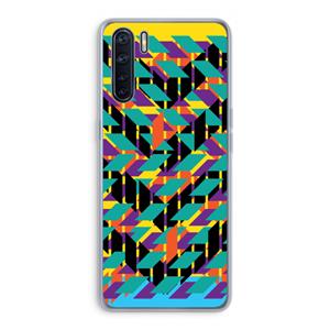 CaseCompany Skew Bee 1: Oppo A91 Transparant Hoesje