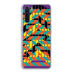 CaseCompany Skew Bee 2: Oppo A91 Transparant Hoesje