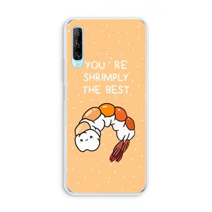 CaseCompany You're Shrimply The Best: Huawei P Smart Pro Transparant Hoesje