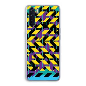 CaseCompany Skew Bee 3: Oppo A91 Transparant Hoesje