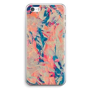 CaseCompany Alone: iPhone 5 / 5S / SE Transparant Hoesje