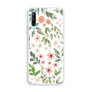 CaseCompany Botanical sweet flower heaven: Huawei P Smart Pro Transparant Hoesje