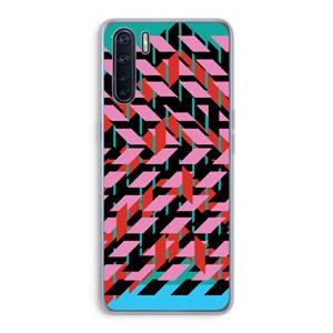 CaseCompany Skew Blush 2: Oppo A91 Transparant Hoesje