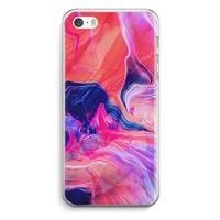 CaseCompany Earth And Ocean: iPhone 5 / 5S / SE Transparant Hoesje