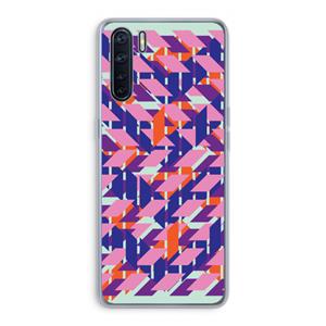 CaseCompany Skew Blush 3: Oppo A91 Transparant Hoesje