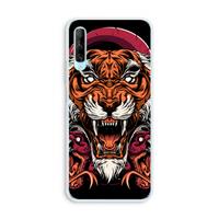 CaseCompany Tiger and Rattlesnakes: Huawei P Smart Pro Transparant Hoesje