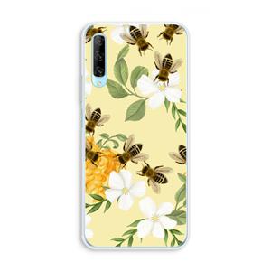 CaseCompany No flowers without bees: Huawei P Smart Pro Transparant Hoesje