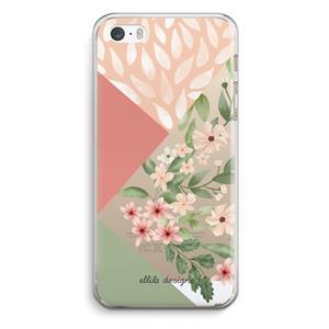 CaseCompany Sweet heaven geometrics: iPhone 5 / 5S / SE Transparant Hoesje