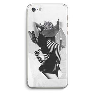 CaseCompany House: iPhone 5 / 5S / SE Transparant Hoesje