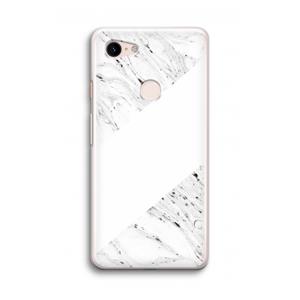 CaseCompany Biggest stripe: Google Pixel 3 Transparant Hoesje