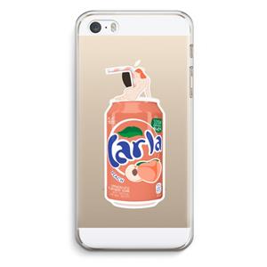 CaseCompany S(peach)less: iPhone 5 / 5S / SE Transparant Hoesje