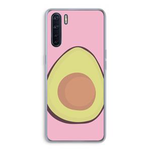 CaseCompany Avocado: Oppo A91 Transparant Hoesje