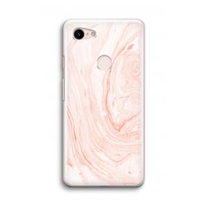 CaseCompany Peach bath: Google Pixel 3 Transparant Hoesje
