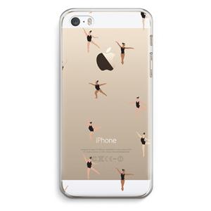 CaseCompany Dancing #1: iPhone 5 / 5S / SE Transparant Hoesje