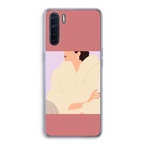 CaseCompany Cosy: Oppo A91 Transparant Hoesje