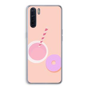 CaseCompany Donut: Oppo A91 Transparant Hoesje