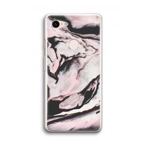 CaseCompany Roze stroom: Google Pixel 3 Transparant Hoesje