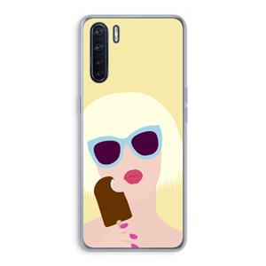 CaseCompany Ice cream: Oppo A91 Transparant Hoesje