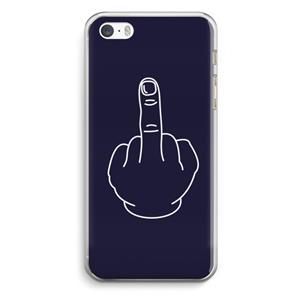 CaseCompany F**k U: iPhone 5 / 5S / SE Transparant Hoesje