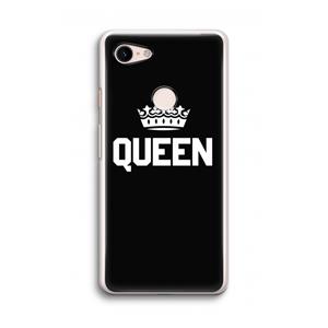 CaseCompany Queen zwart: Google Pixel 3 Transparant Hoesje