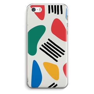 CaseCompany Illustratieve pop 1: iPhone 5 / 5S / SE Transparant Hoesje