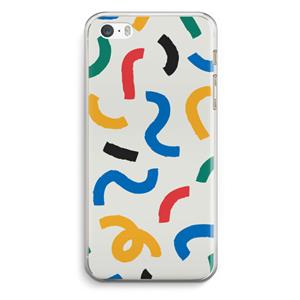 CaseCompany Illustratieve pop 2: iPhone 5 / 5S / SE Transparant Hoesje