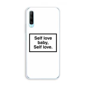 CaseCompany Self love: Huawei P Smart Pro Transparant Hoesje