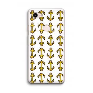 CaseCompany Musketon Anchor: Google Pixel 3 Transparant Hoesje