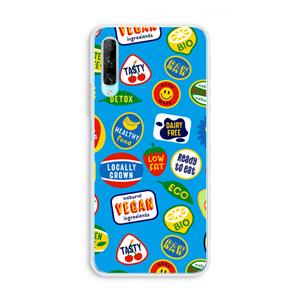 CaseCompany Fruitsticker: Huawei P Smart Pro Transparant Hoesje