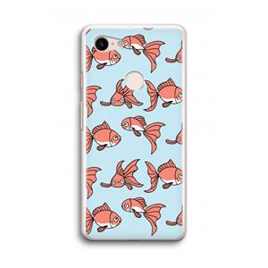 CaseCompany Blub: Google Pixel 3 Transparant Hoesje
