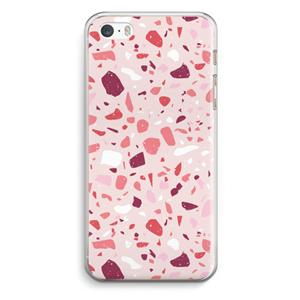 CaseCompany Terrazzo N°15: iPhone 5 / 5S / SE Transparant Hoesje