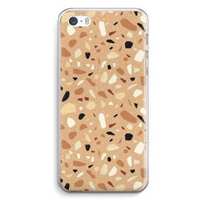 CaseCompany Terrazzo N°17: iPhone 5 / 5S / SE Transparant Hoesje