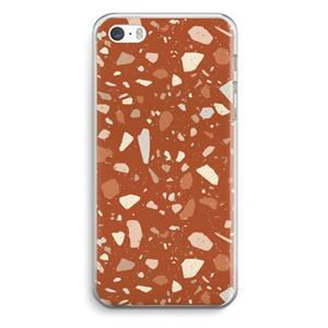 CaseCompany Terrazzo N°22: iPhone 5 / 5S / SE Transparant Hoesje