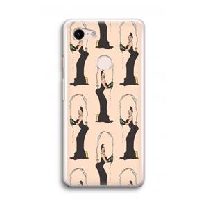 CaseCompany Pop Some Kim: Google Pixel 3 Transparant Hoesje