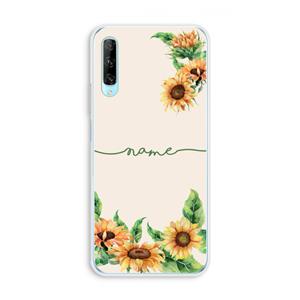 CaseCompany Zonnebloemen: Huawei P Smart Pro Transparant Hoesje