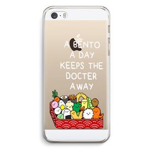 CaseCompany Bento a day: iPhone 5 / 5S / SE Transparant Hoesje