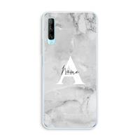 CaseCompany Ivory Marble: Huawei P Smart Pro Transparant Hoesje