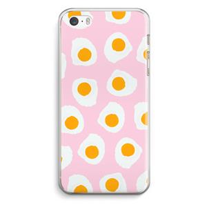 CaseCompany Dancing eggs: iPhone 5 / 5S / SE Transparant Hoesje