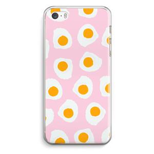 CaseCompany Dancing eggs: iPhone 5 / 5S / SE Transparant Hoesje