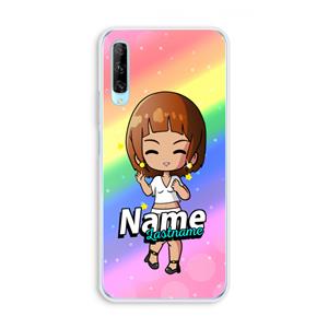 CaseCompany Chibi Maker vrouw: Huawei P Smart Pro Transparant Hoesje